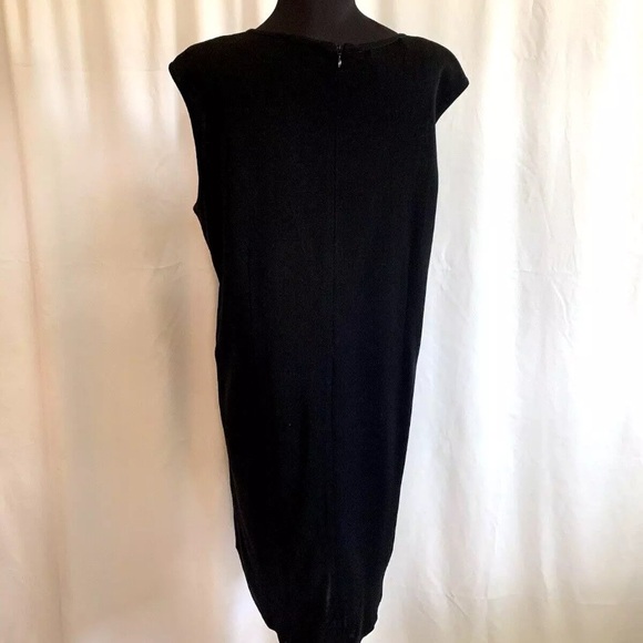 Misook Collection Black Abstract Pattern Jacket and Dress Set - size Large - Picture 4 of 9